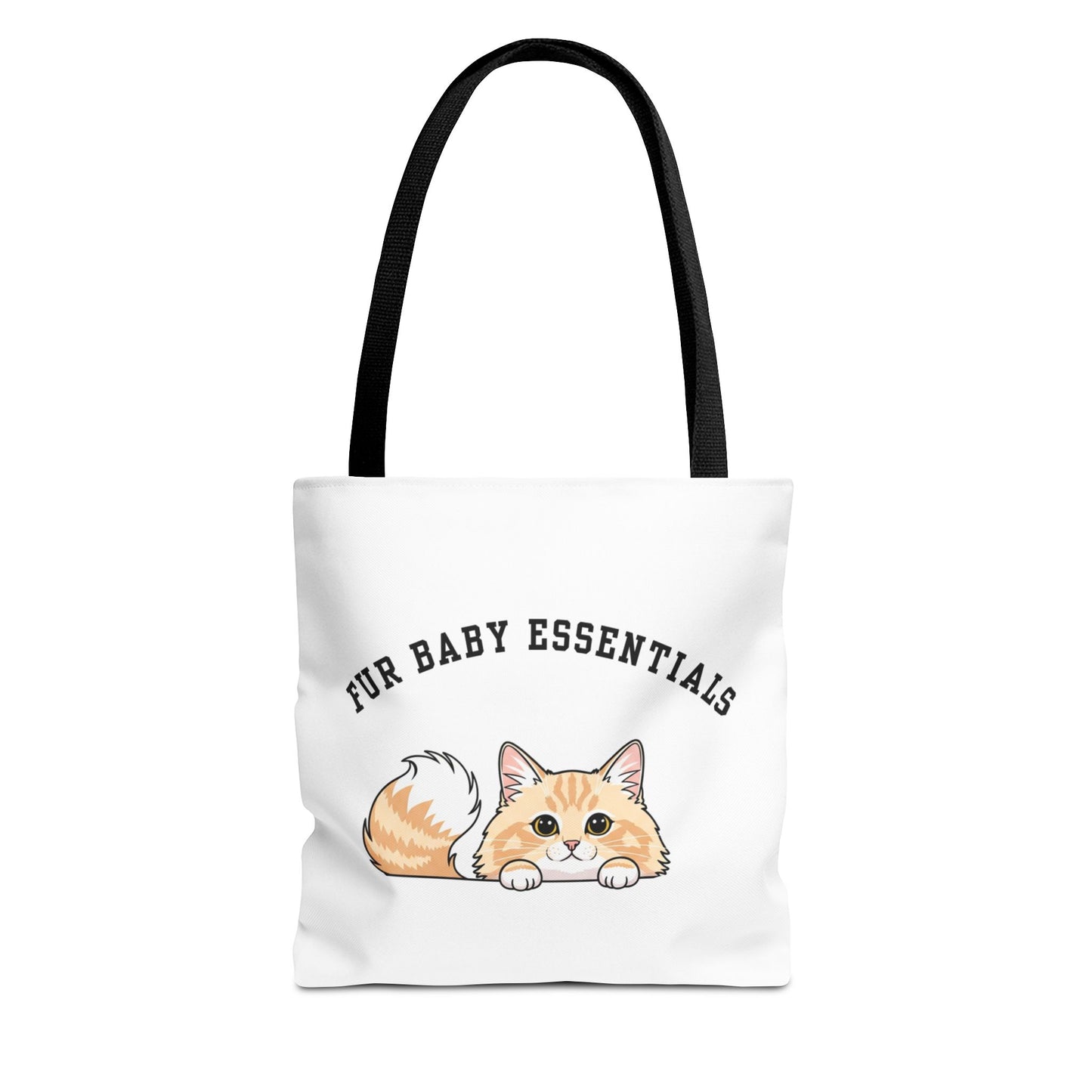 Long hair cream cat FurBaby Tote Bag