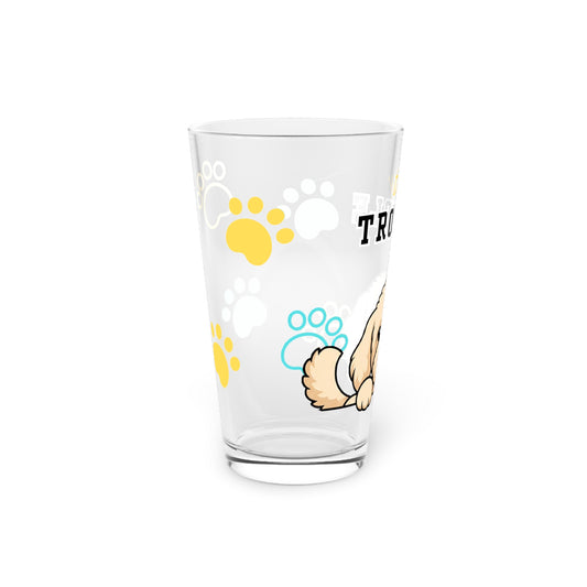 Doodle Tiny Trouble Pint Glass