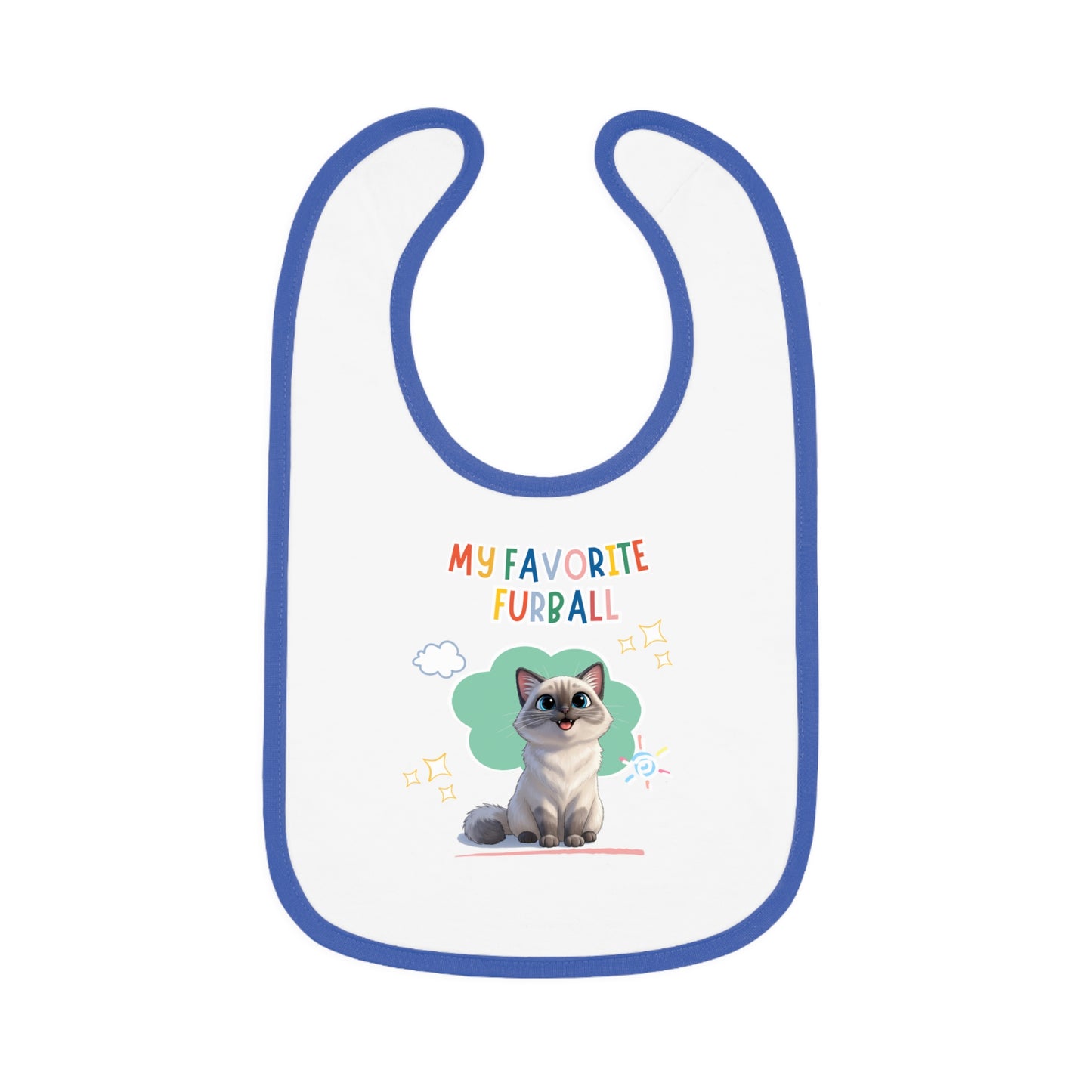 Ragdoll Favorite Furball Baby Bib
