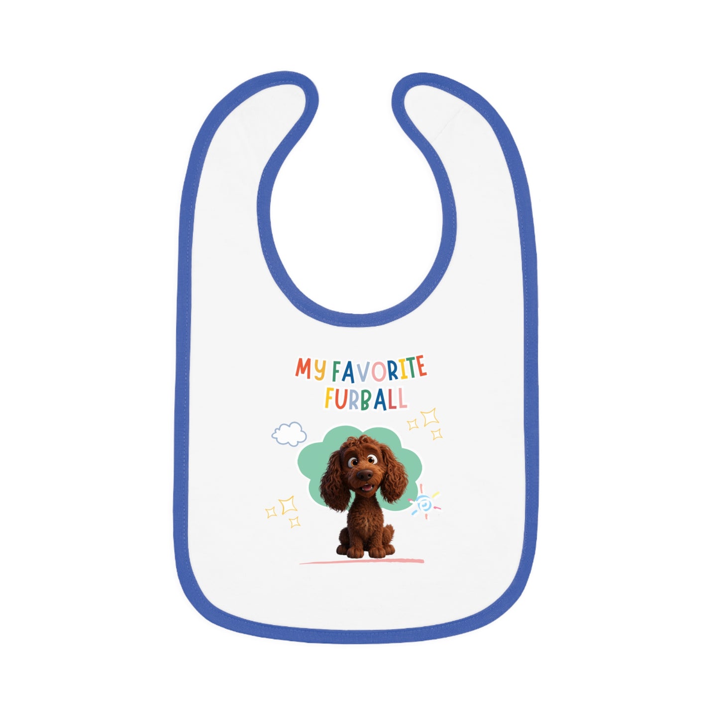 Spaniel Favorite Furball Baby Bib