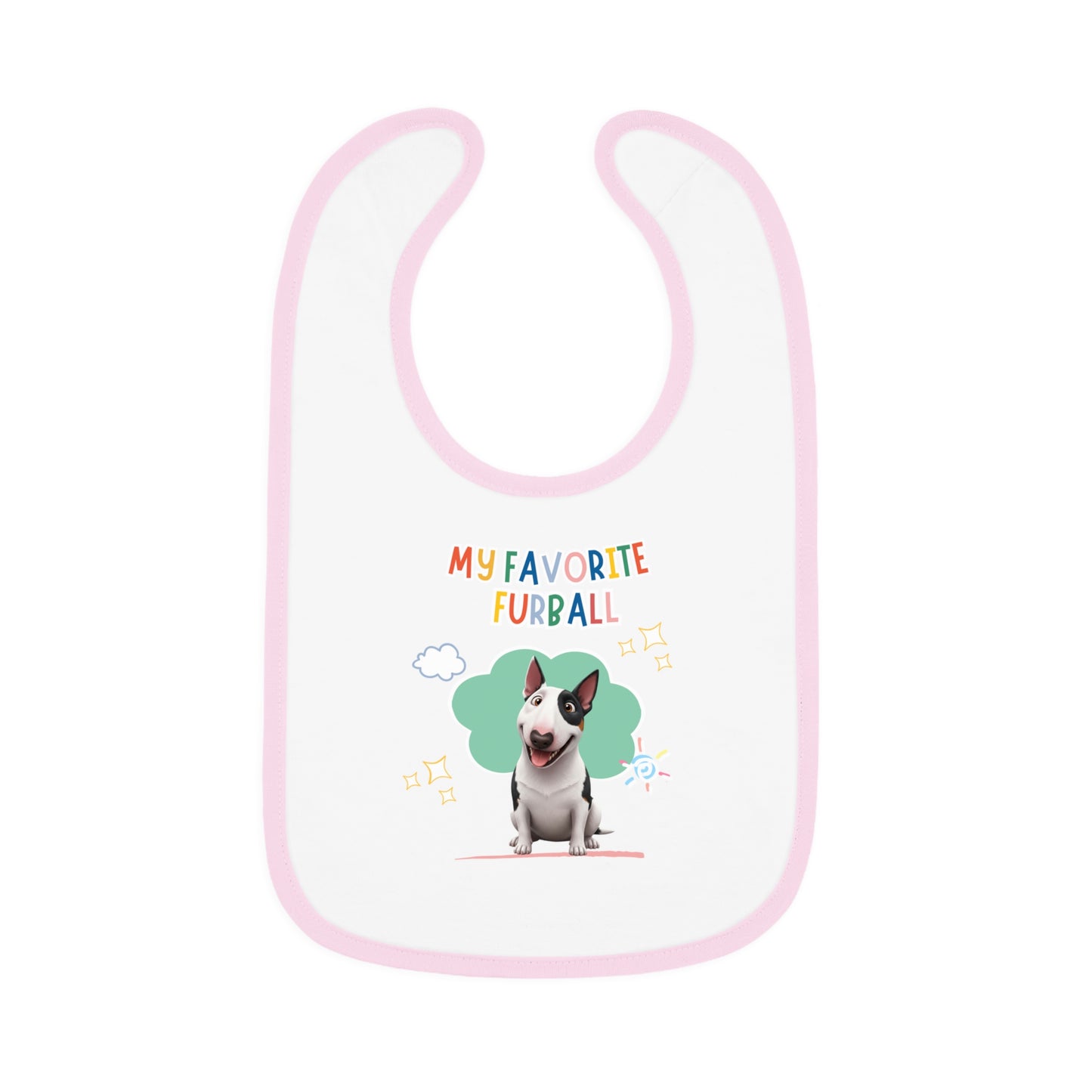 Bull Terrier Favorite Furball Baby Bib