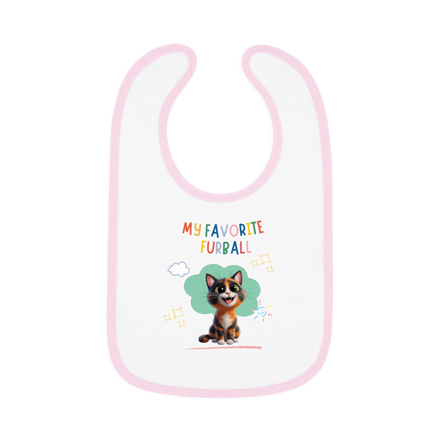 Shorthair Tortoiseshell Cat Favorite Furball Baby Bib