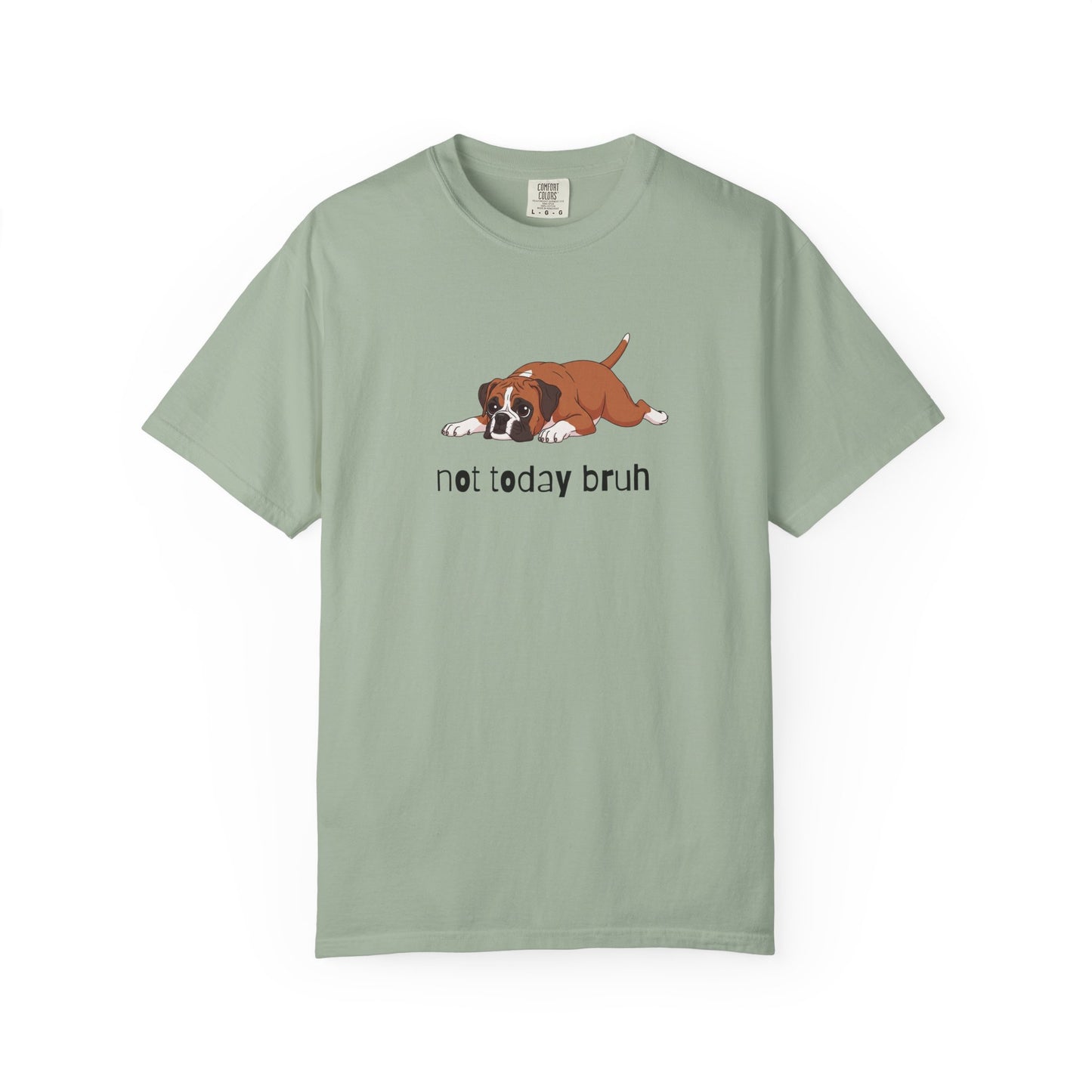 Boxer Not Today Bruh T-Shirt