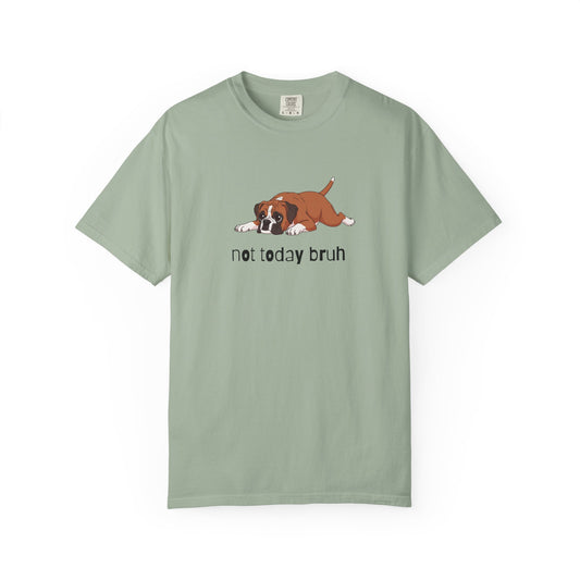 Boxer Not Today Bruh T-Shirt