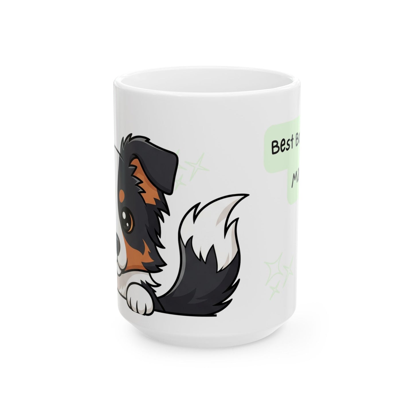 Border Collie Peek-a-Boo Mug | Best Border Collie Mama Gift