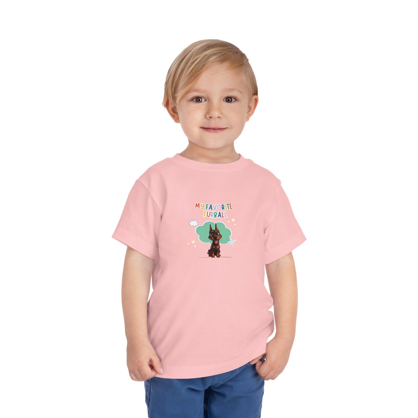 Doberman Favorite Furball Toddler Tee