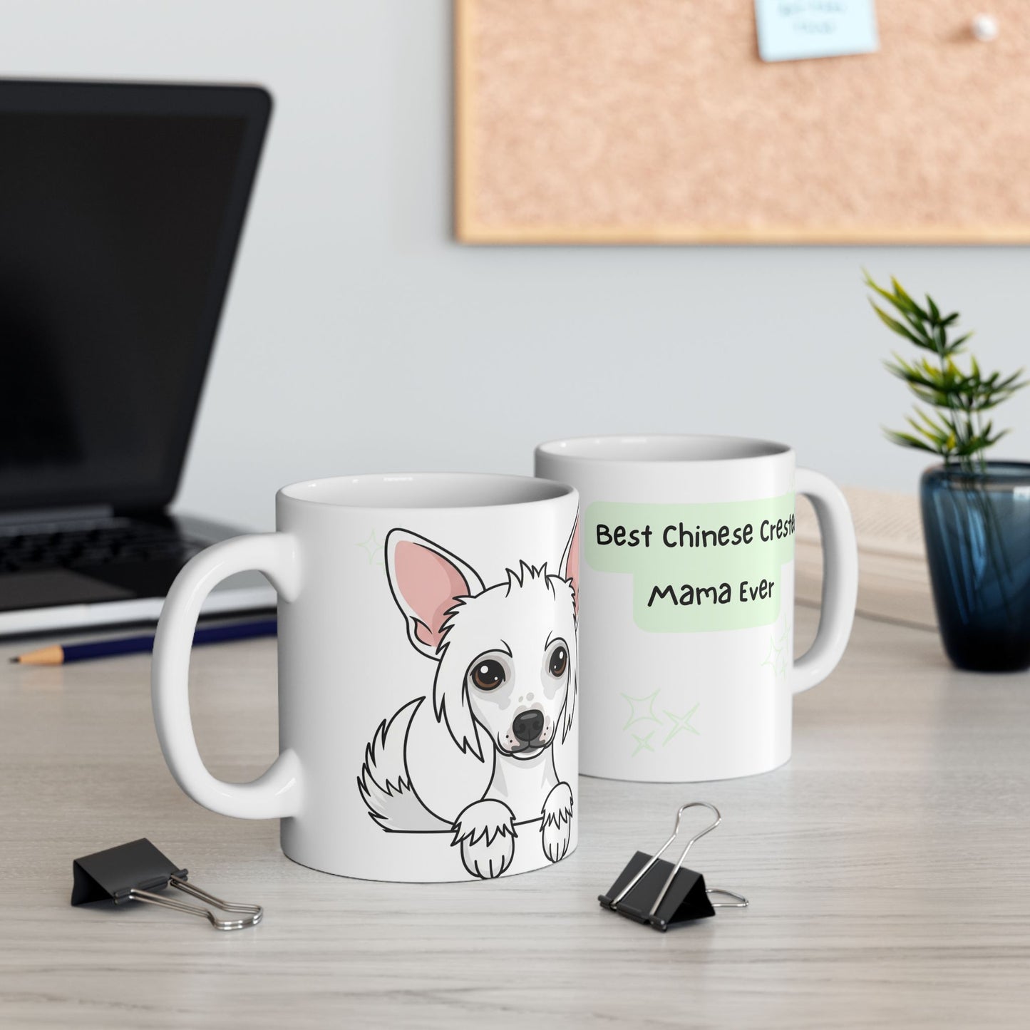 Chinese Crested Peek-a-Boo Mug | Best Chinese Crested Mama Gift