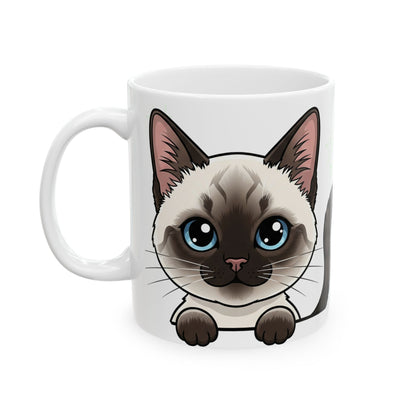 Siamese Peek-a-Boo Mug | Best Siamese Mama Gift