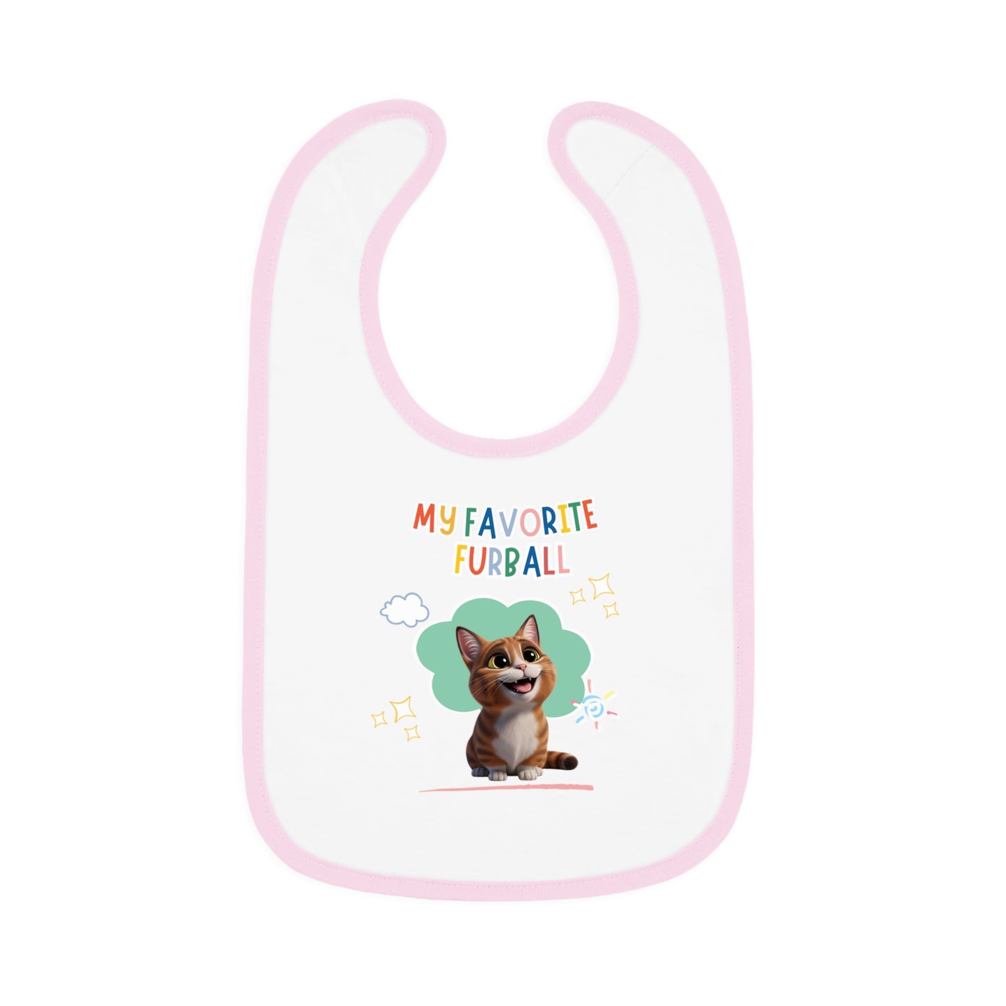 Munchkin Cat Favorite Furball Baby Bib