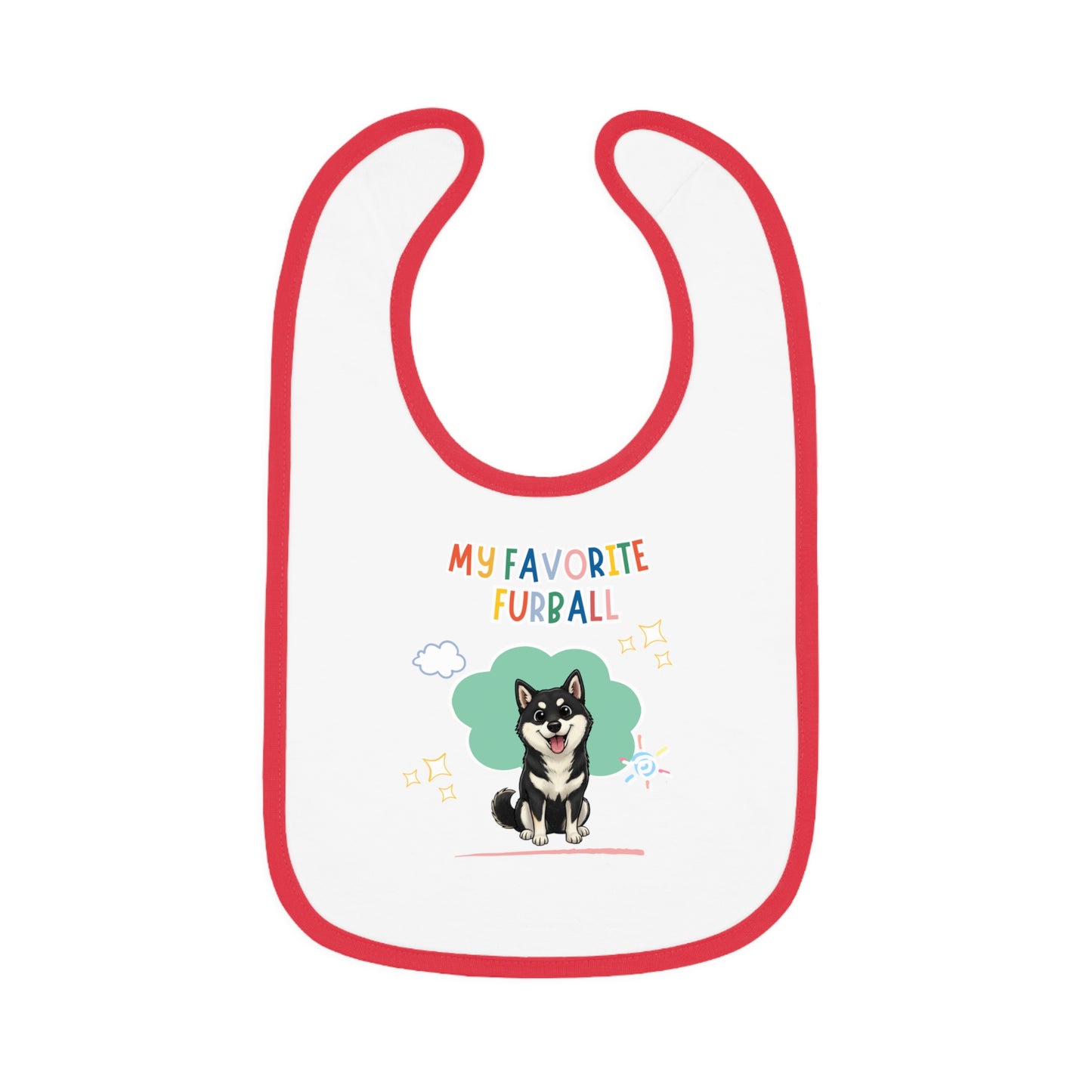 Shiba Favorite Furball Baby Bib