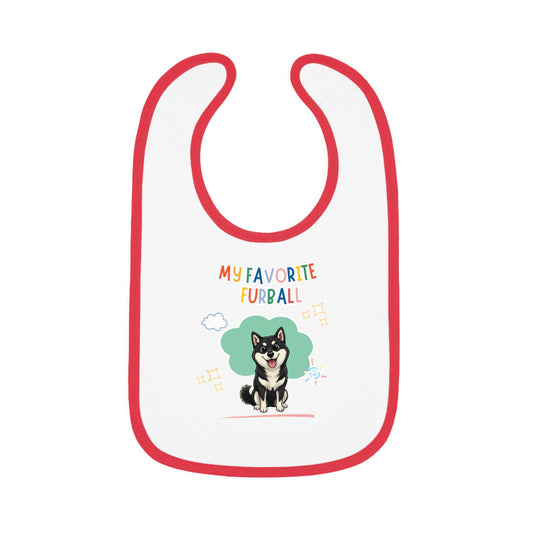 Shiba Favorite Furball Baby Bib