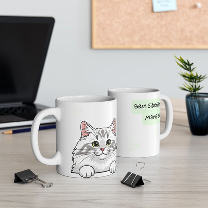 Siberian Peek-a-Boo Mug | Best Siberian Mama Gift
