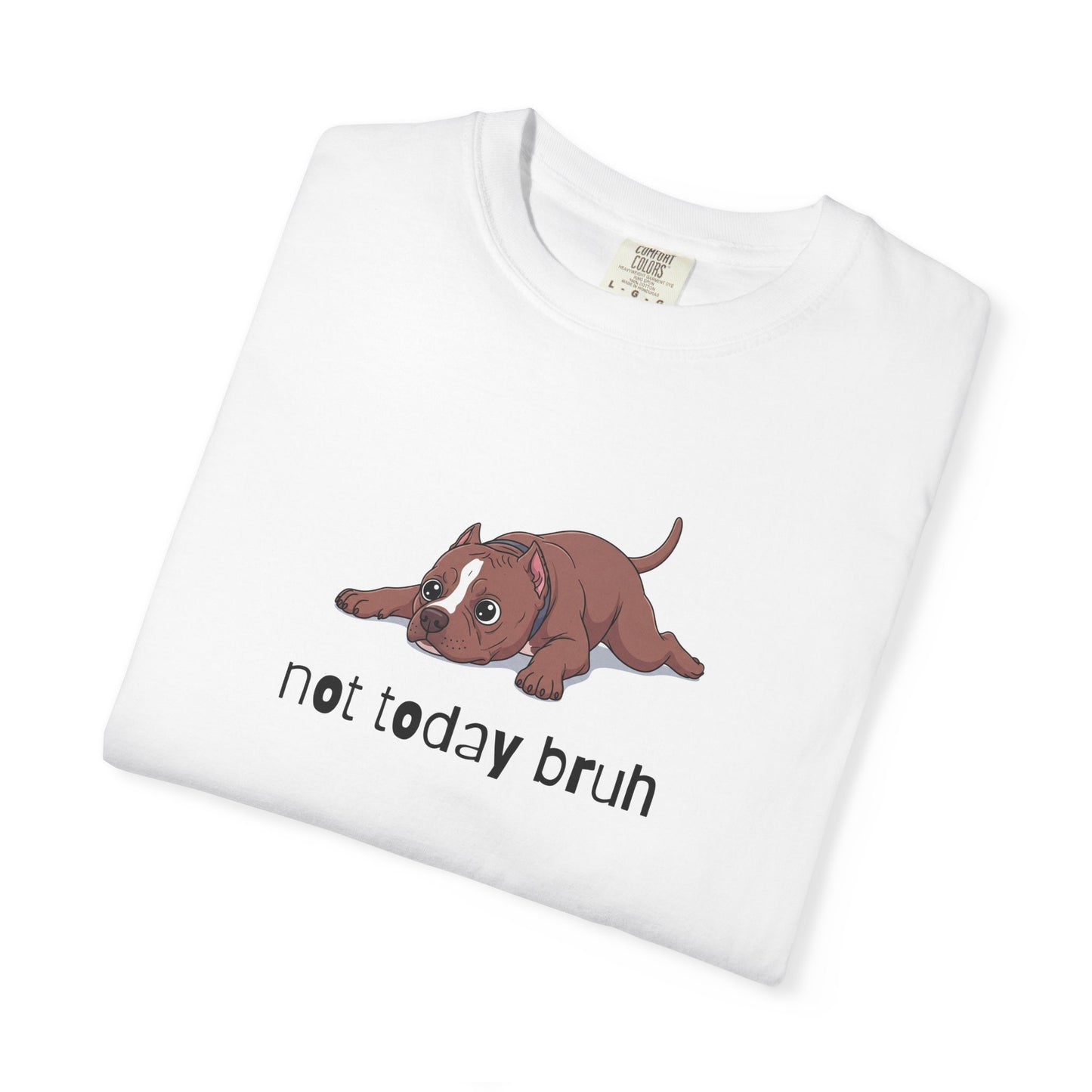 Pitbull Not Today Bruh T-Shirt