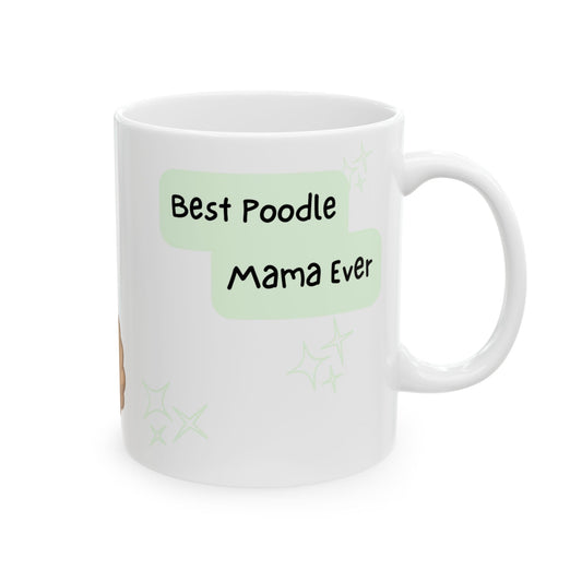 Poodle Peek-a-Boo Mug | Best Poodle Mama Gift