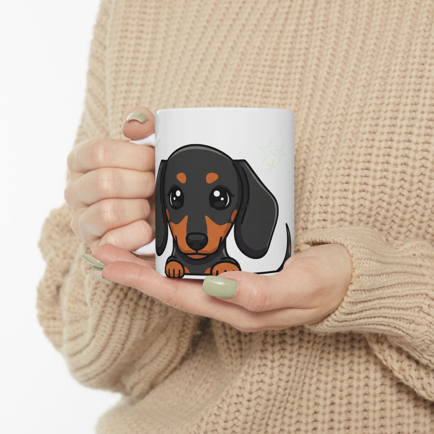 Dachshund Peek-a-Boo Mug | Best Weenie Mama Gift