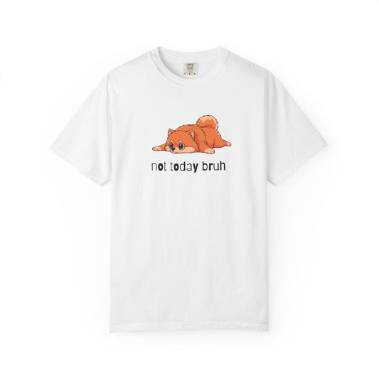 Pomeranian Not Today Bruh T-Shirt