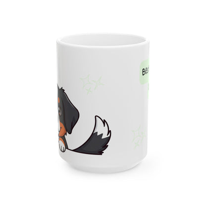 Bernese Mountain Dog Peek-a-Boo Mug | Best Berner Daddy