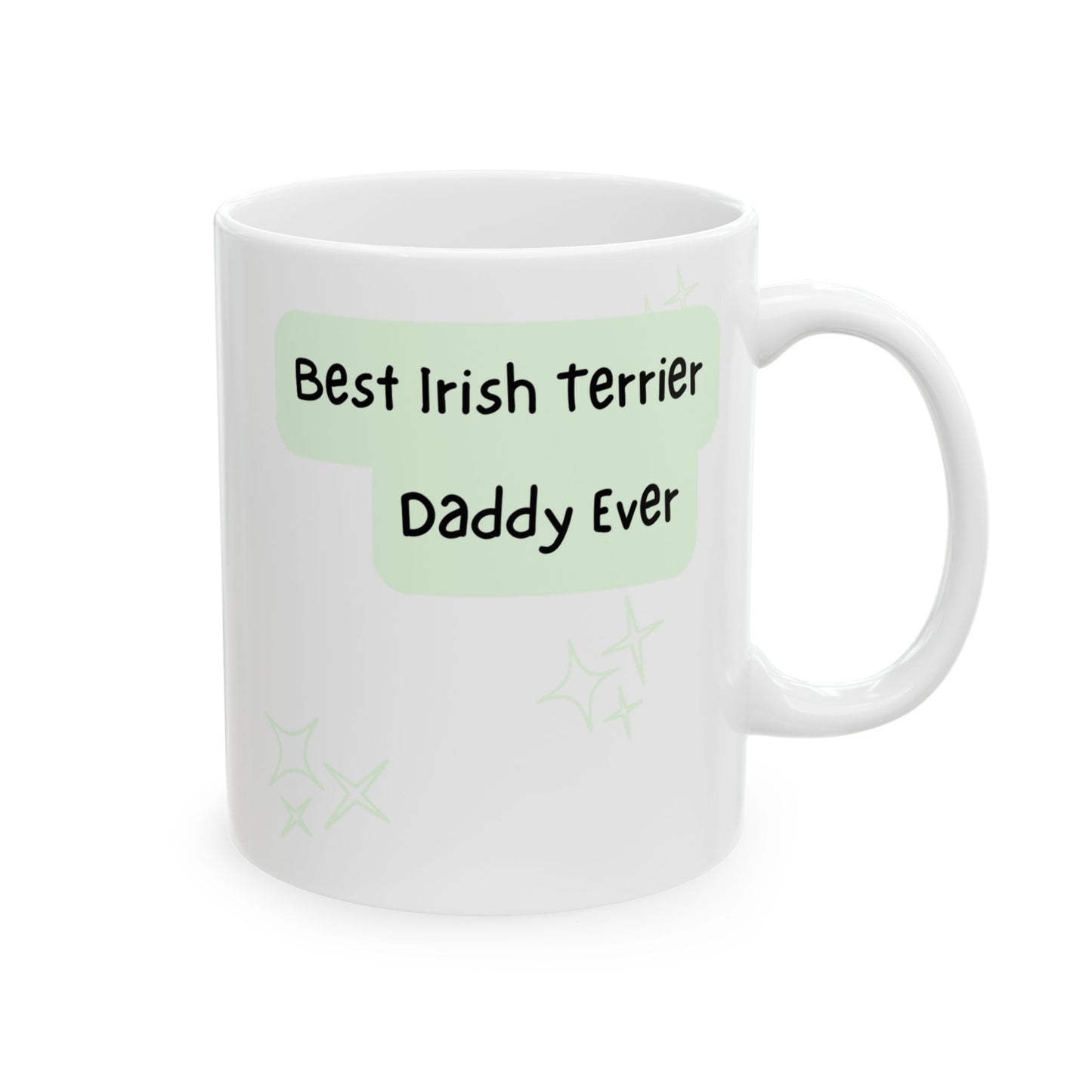 Irish Terrier Peek-a-Boo Mug | Best Irish Terrier Daddy Gift
