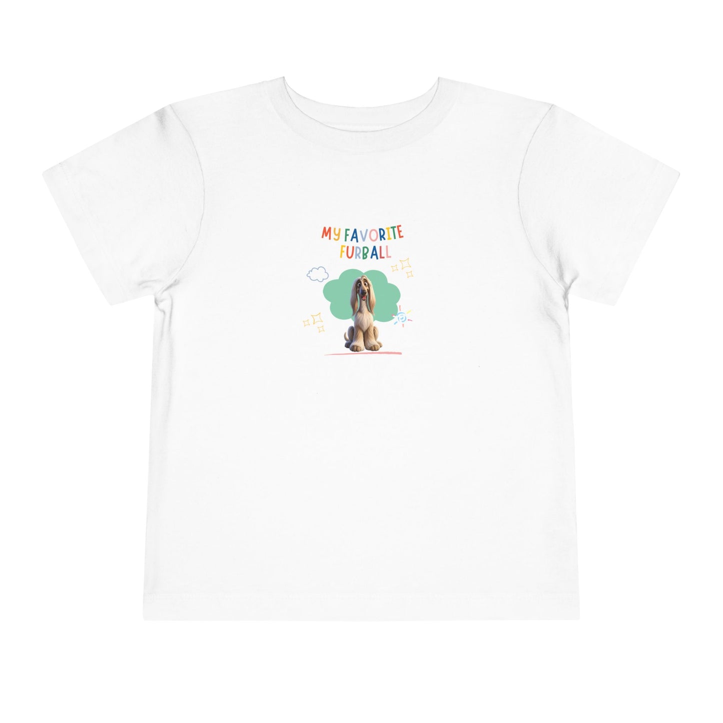Afghan Hound Favorite Furball Toddler Tee
