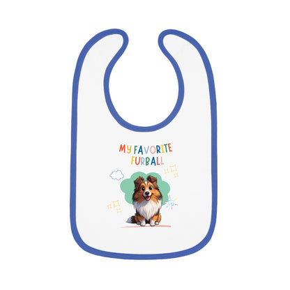 Sheltie Favorite Furball Baby Bib
