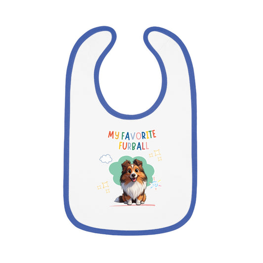 Sheltie Favorite Furball Baby Bib