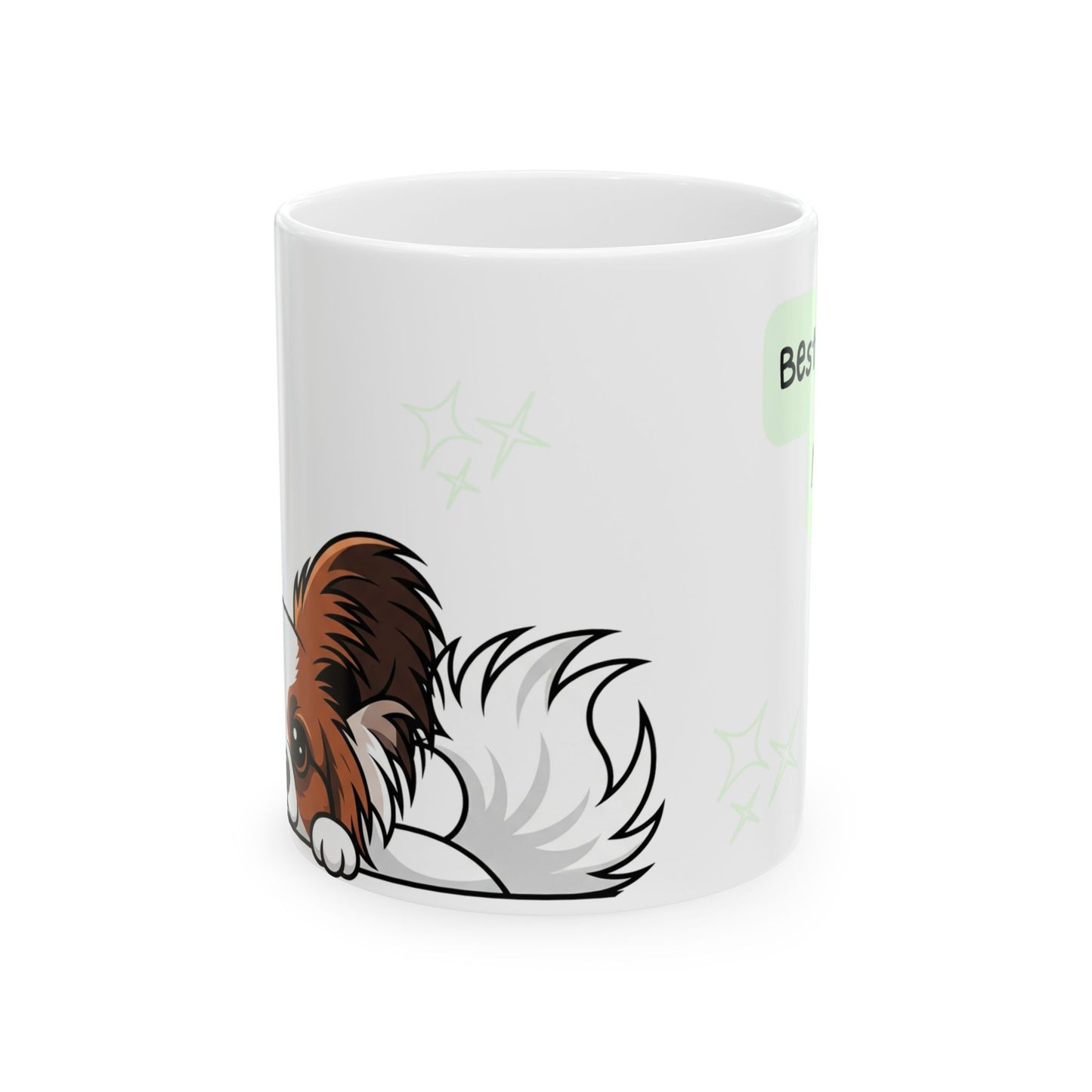 Papillon Peek-a-Boo Mug | Best Papillon Mama Gift
