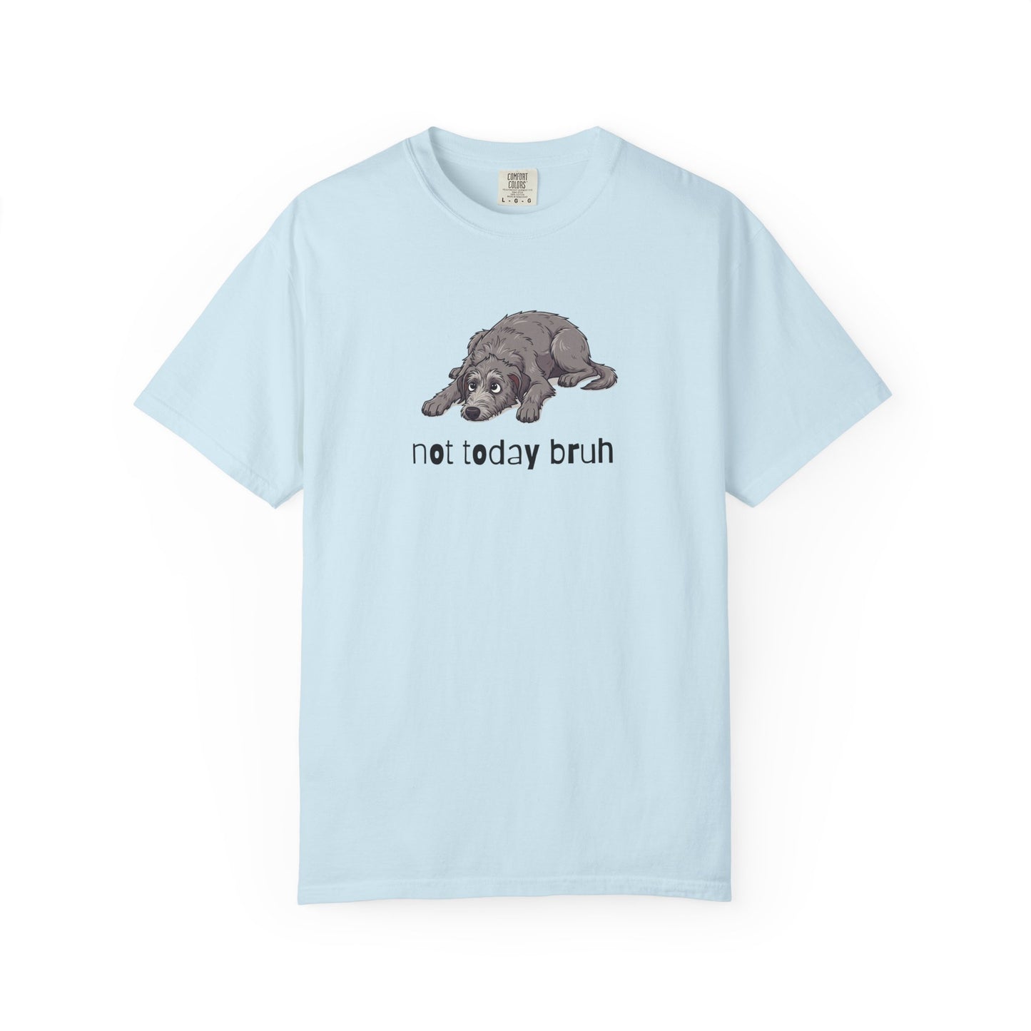 Scottish Deerhound Not Today Bruh T-Shirt