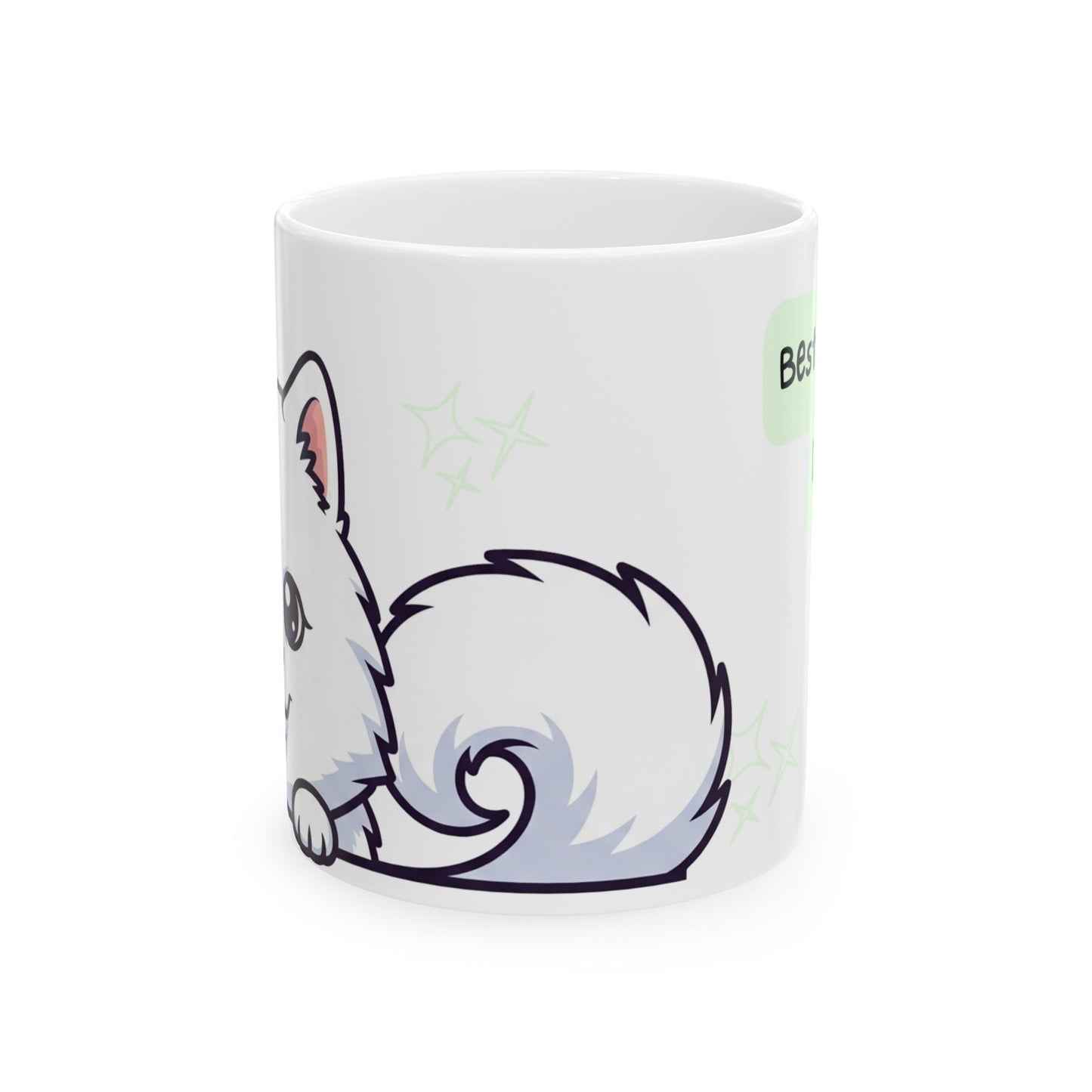Samoyed Peek-a-Boo Mug | Best Samoyed Daddy Gift