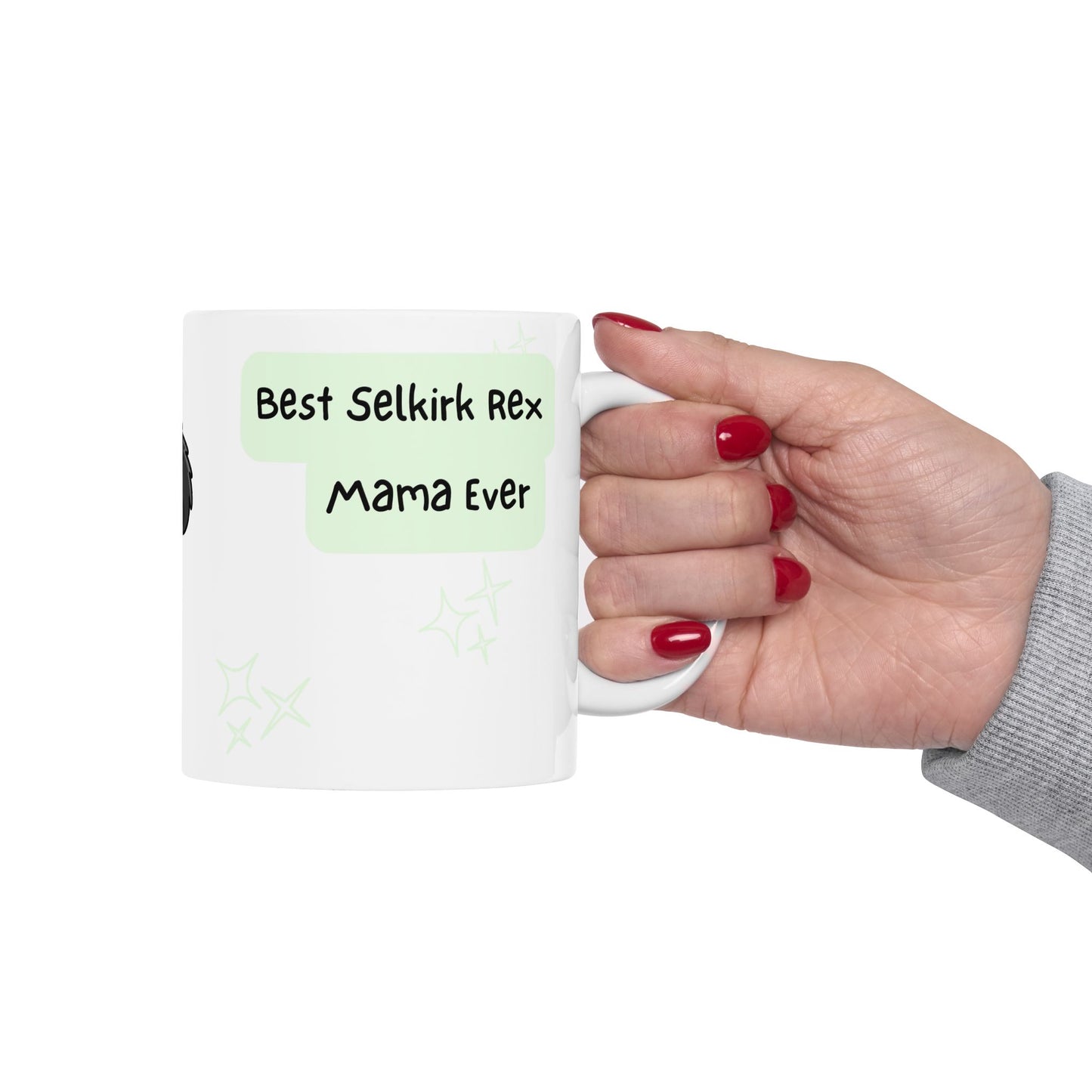 Selkirk Rex Peek-a-Boo Mug | Best Selkirk Rex Mama Gift