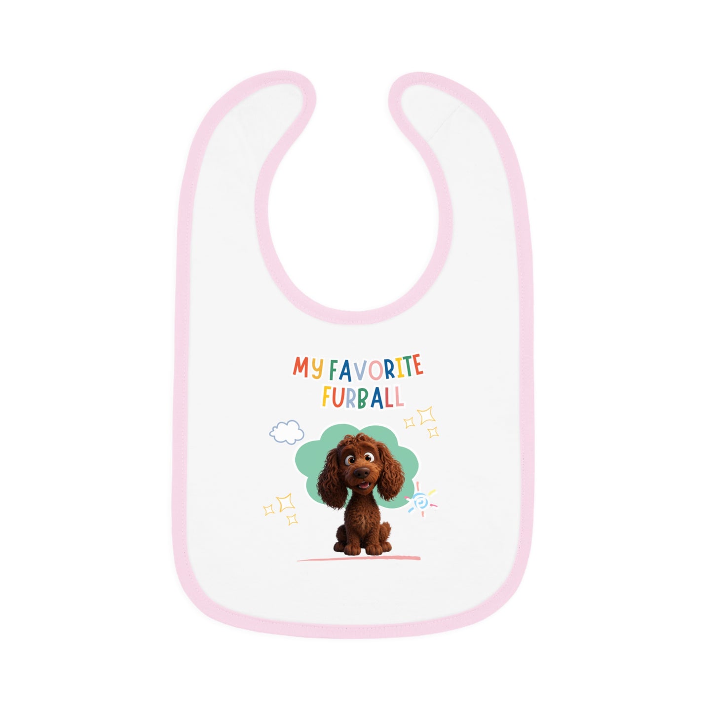 Spaniel Favorite Furball Baby Bib