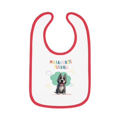 Staffy Favorite Furball Baby Bib