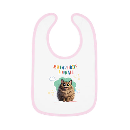 Siberian Cat Favorite Furball Baby Bib