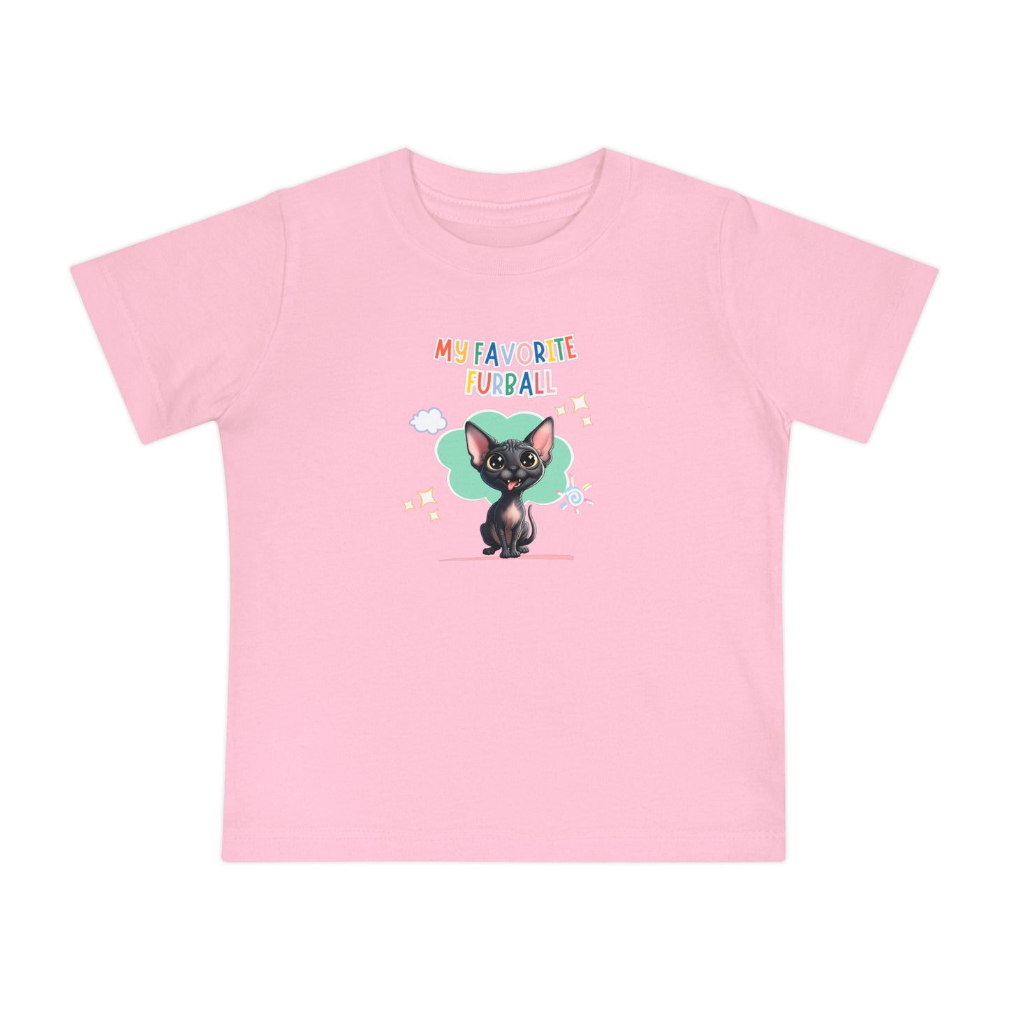 Sphynx Cat Favorite Furball Baby Tee