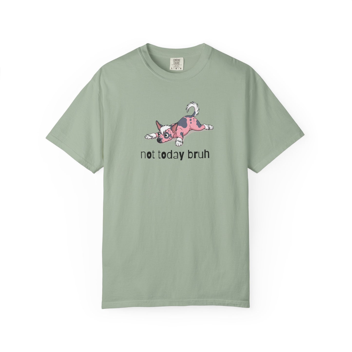 Chinese Crested Not Today Bruh T-Shirt