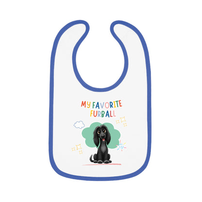Afghan Hound Favorite Furball Baby Bib
