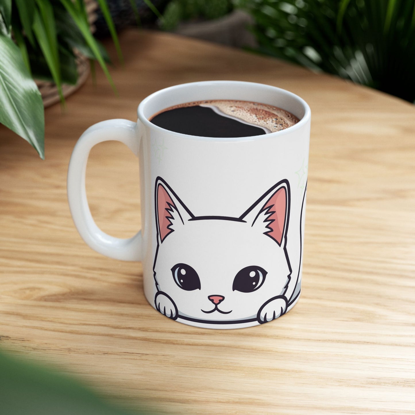 Cat Peek-a-Boo Mug | Best Cat Daddy Gift