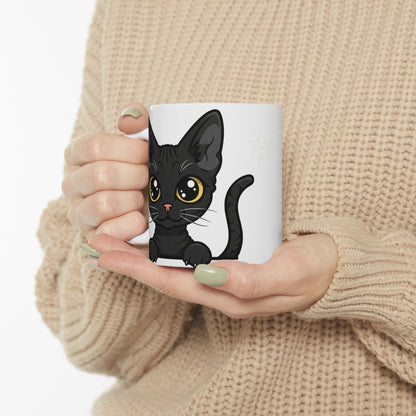 Devon Rex Peek-a-Boo Mug | Best Devon Rex Mama Gift
