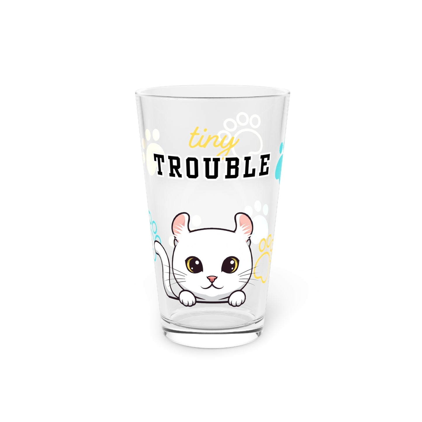 American Curl Tiny Trouble Pint Glass