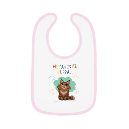 Norwegian Forest Favorite Furball Baby Bib
