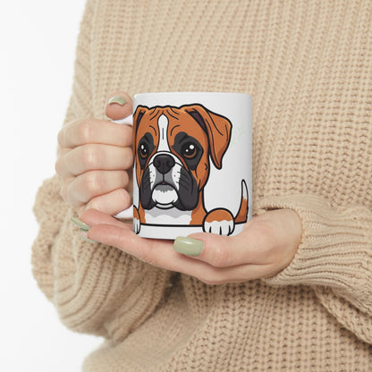 Boxer Peek-a-Boo Mug | Best Boxer Daddy Gift