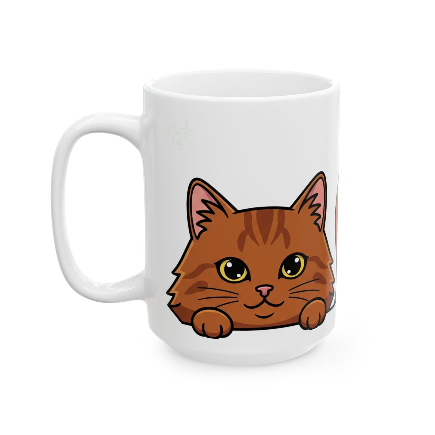 Cat Peek-a-Boo Mug | Best Cat Daddy Gift