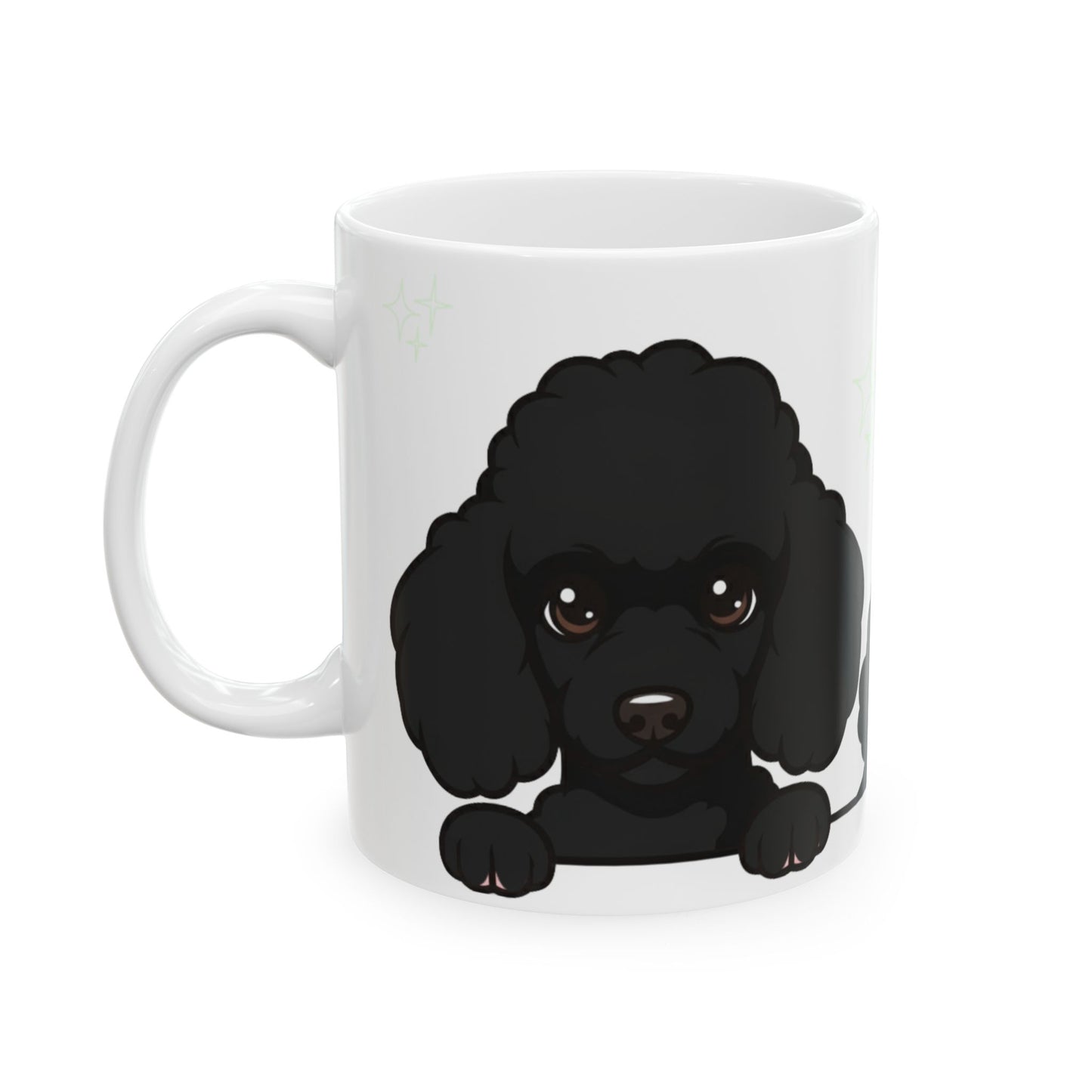 Poodle Peek-a-Boo Mug | Best Poodle Daddy Gift