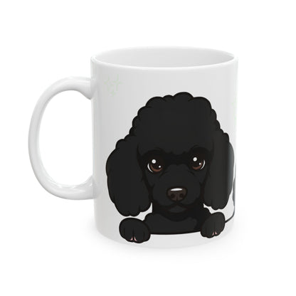 Poodle Peek-a-Boo Mug | Best Poodle Daddy Gift