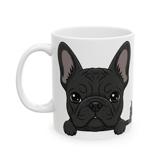 French Bulldog Peek-a-Boo Mug | Best Frenchie Mama Gift