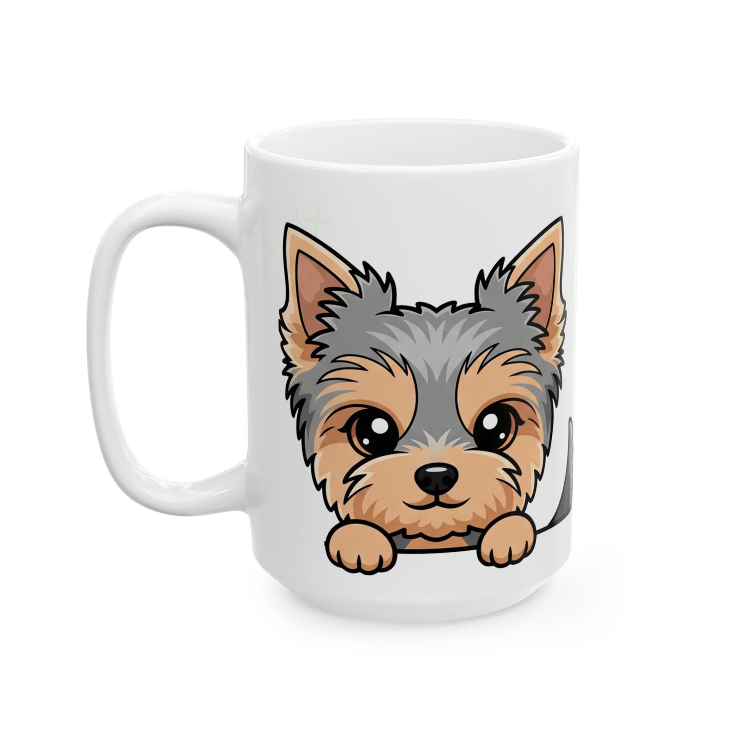Yorkshire Terrier Peek-a-Boo Mug | Best Yorkie Daddy Gift