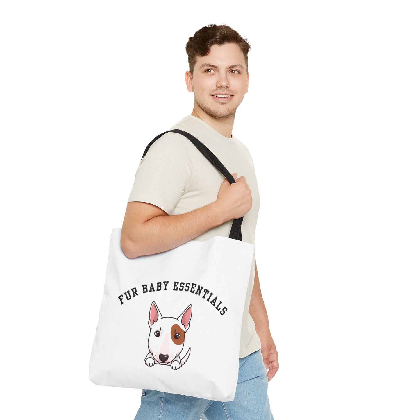 Bull Terrier FurBaby Tote Bag