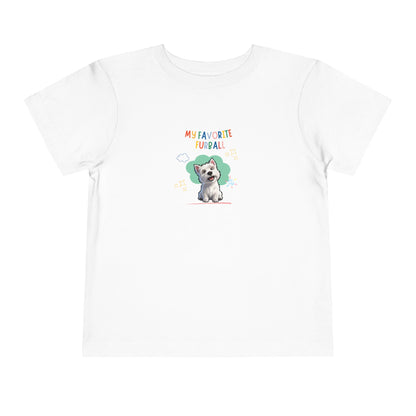Westie Favorite Furball Toddler Tee