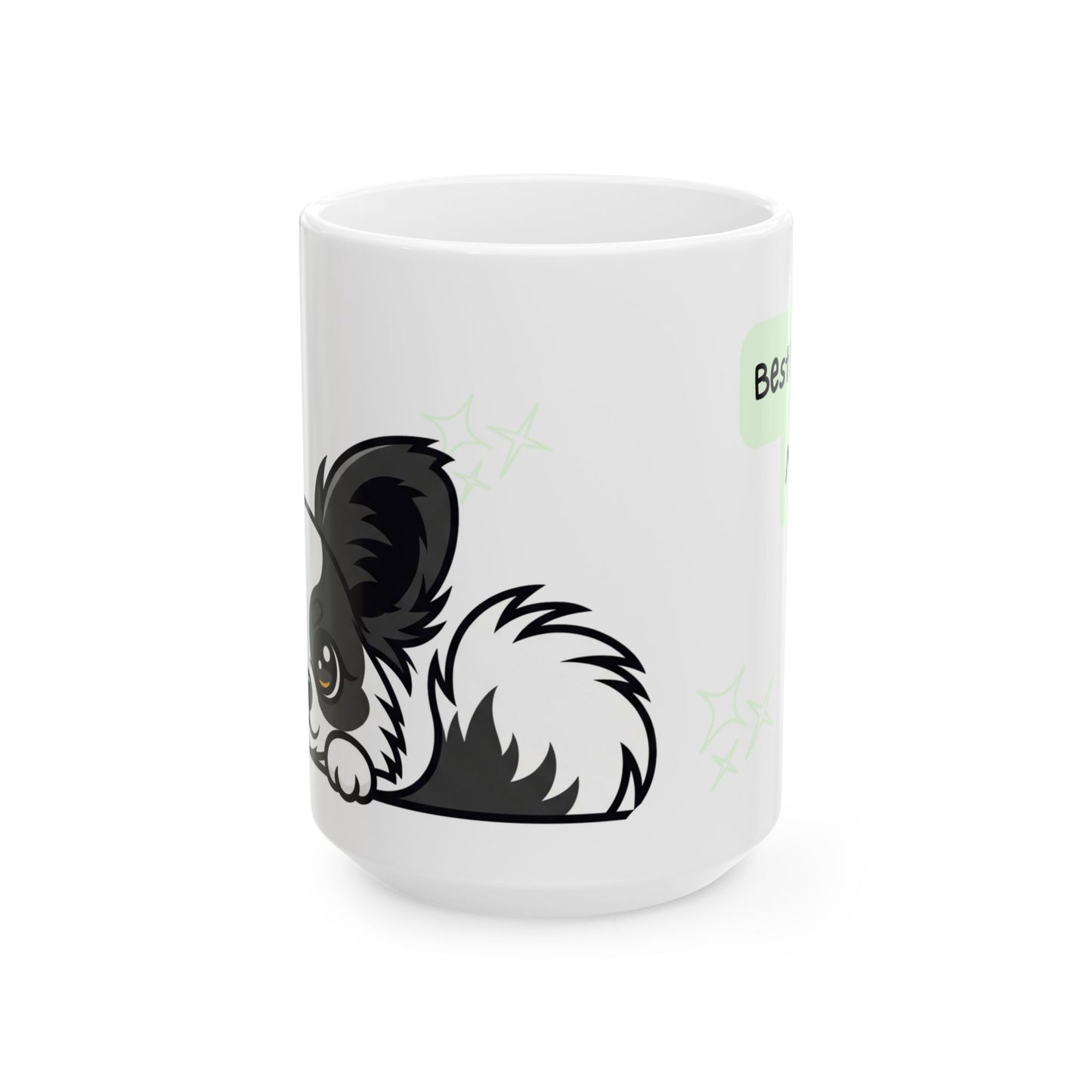 Papillon Peek-a-Boo Mug | Best Papillon Mama Gift
