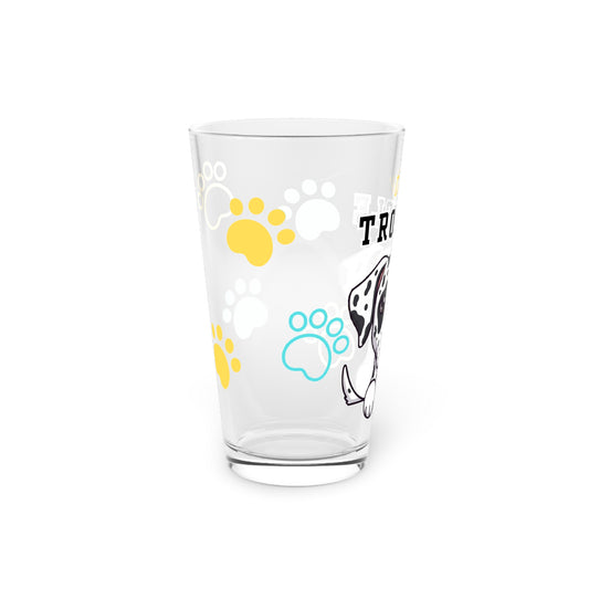 Dalmation Tiny Trouble Pint Glass