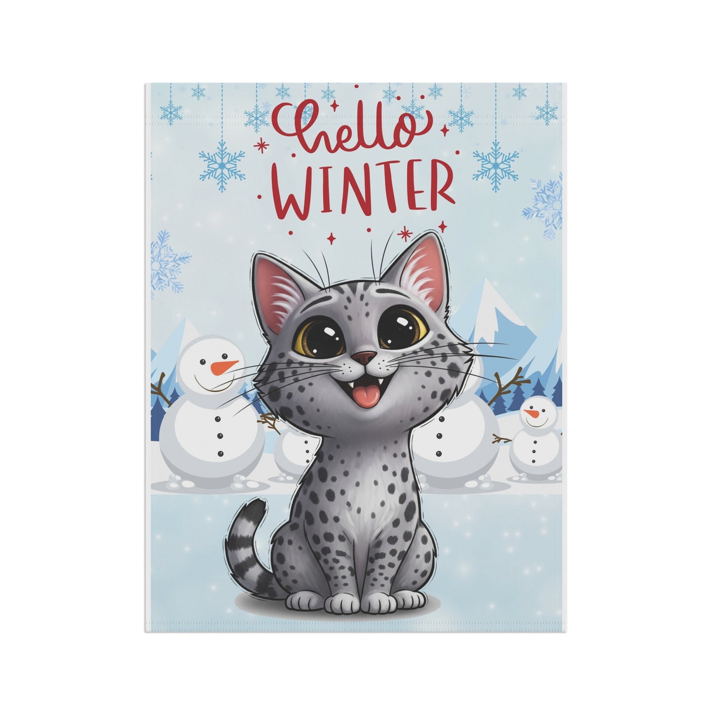 Ocicat Hello Winter Garden Banner